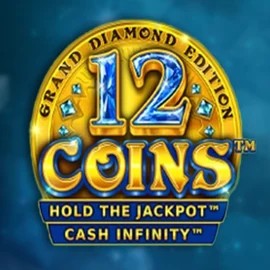 12 Coins Grand Diamond Edition logo – Slots by Wazdan at WinRolla Casino