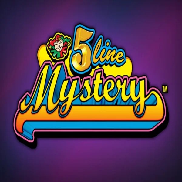 5 Line Mystery slot logo by Eurocoin Interactive at WinRolla Casino
