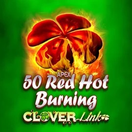 50 Red Hot Burning Clover Links logo – Slots by Novomatic at WinRolla Casino