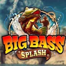 Big Bass Splash slot logo by Pragmatic Play at WinRolla Casino