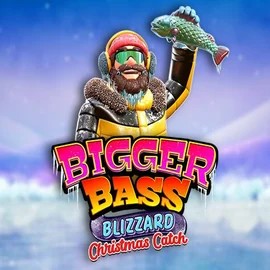 Bigger Bass Blizzard Christmas Catch online game logo by Pragmatic Play on winrolla-casino.net
