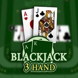 Blackjack 3H (Habanero) slot logo by Habanero at WinRolla Casino