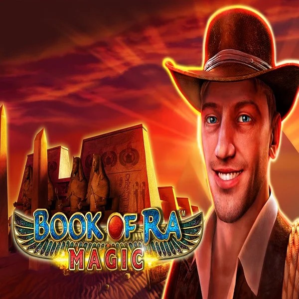Book of Ra Magic slot icon by Greentube, available at WinRolla Casino
