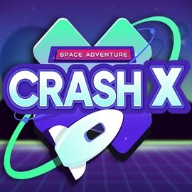 Crash X logo by Turbo Games at WinRolla Casino