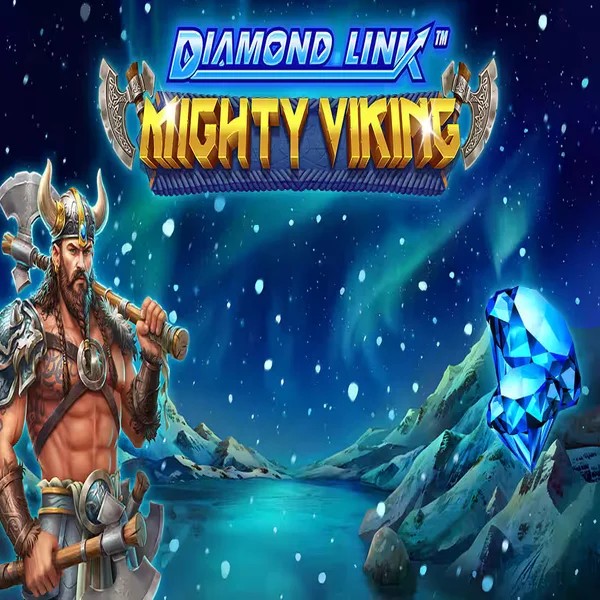Diamond Link Mighty Viking slot visual from Greentube available on winrolla-casino.net