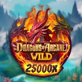 Official Slots logo: Dragons of Arcane Wild by Foxium at WinRolla Casino