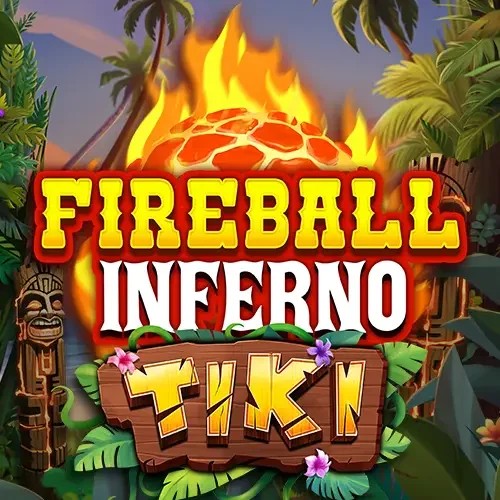 Fireball Inferno Tiki logo – Slots by NetEnt at WinRolla Casino