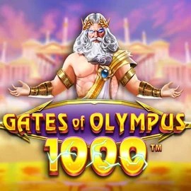 Official Slots logo: Gates of Olympus 1000 by Pragmatic Play at WinRolla Casino