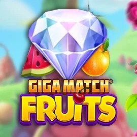 Giga Match Fruits slot logo by RubyPlay at WinRolla Casino