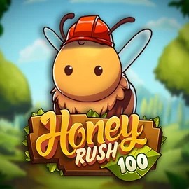 Honey Rush 100 slot visual from Play'n GO available on winrolla-casino.net