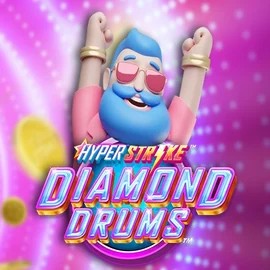 Hyper Strike Diamond Drums slot icon by Gameburger Studios, available at WinRolla Casino