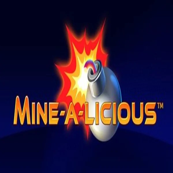 Mine a Licious slot logo by Playtech at WinRolla Casino
