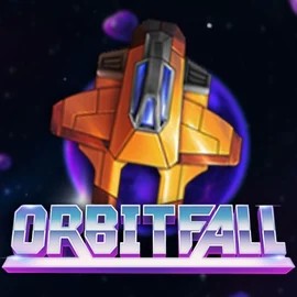 Official Slots logo: Orbitfall by ELK Studios at WinRolla Casino