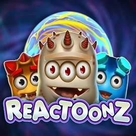 Reactoonz game by Play'n GO – logo hosted on WinRolla Casino