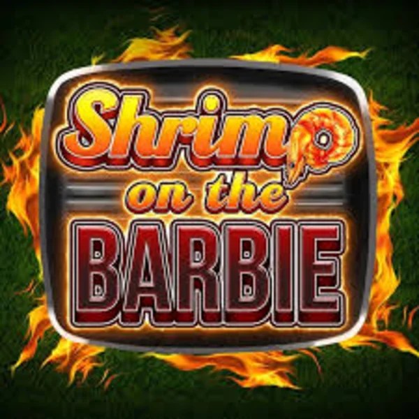 Shrimp on the Barbie slot logo by Greentube at WinRolla Casino
